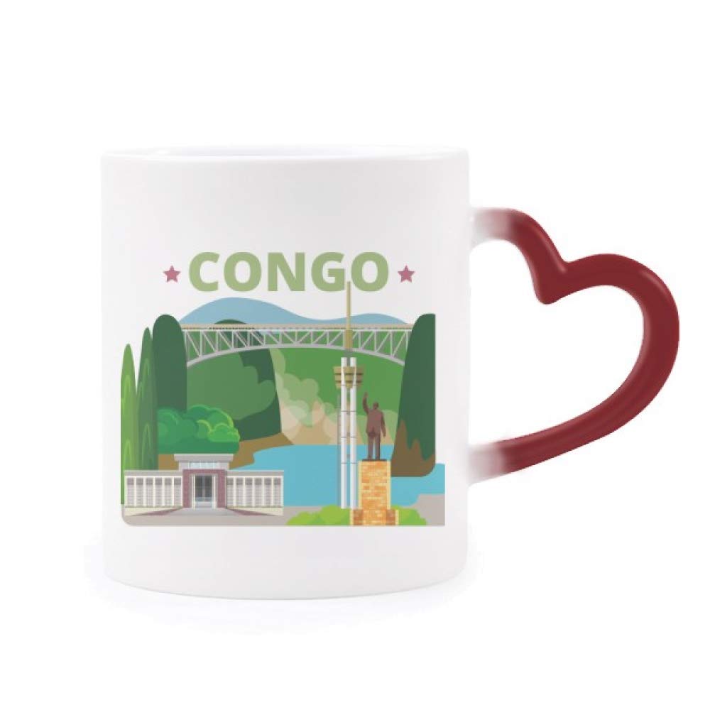 Taza Congo sensible al calor que evita desayunos aburridos con su diseño mágico