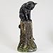 Bits and Pieces - Cat & Mouse Garden Statue- Outdoor Kitten on a Stump Sculpture - 17
