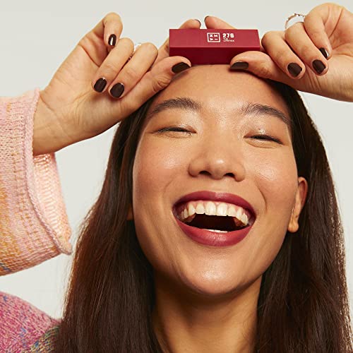 Roter Lippenstift 3Ina Makeup Vegan The Lipstick 276 Staubiges Rot