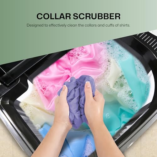 Image of VW 9.5 kg 5 Star Wash Mate Semi Automatic Top Load Washing Machine WashMate0095G (Black)