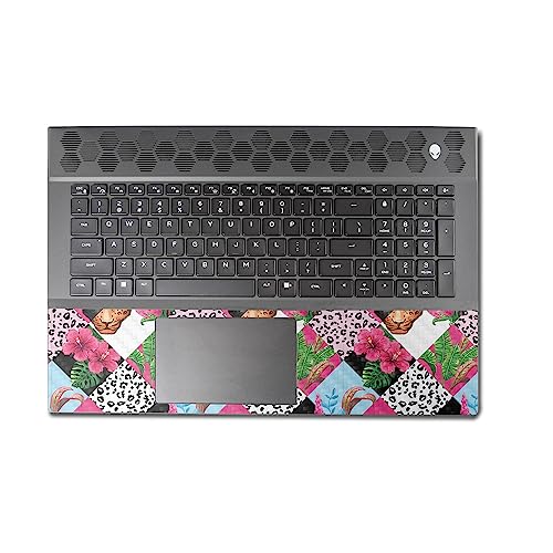 Image of MightySkins Carbon Fiber Skin Compatible with Alienware M18 R1 (2023) Full Wrap Kit - Cat Tile | Protective, Durable Textured Carbon Fiber Finish | Easy to Apply & Change Styles | Made in The USA