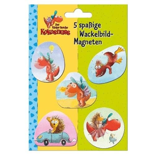 Der kleine Drache Kokosnuss - Wackelbildmagneten