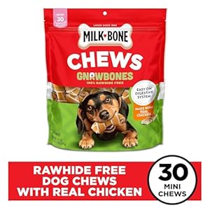 Milkbone Chews Gnawbones Rawhide Free Dog Treats Chicken 30 Long Lasting Mini Knotted Bones  Cucciolini Doodles Milk bone chews gnawbones rawhide free dog treats chicken 30 long lasting mini knotted bones   cucciolini doodles