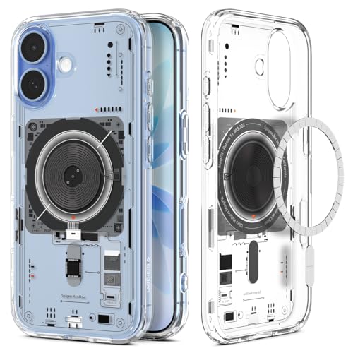 Image of Spigen Ultra Hybrid MagFit Back Cover Case Compatible with iPhone 17 (TPU + Poly Carbonate | Neo One)