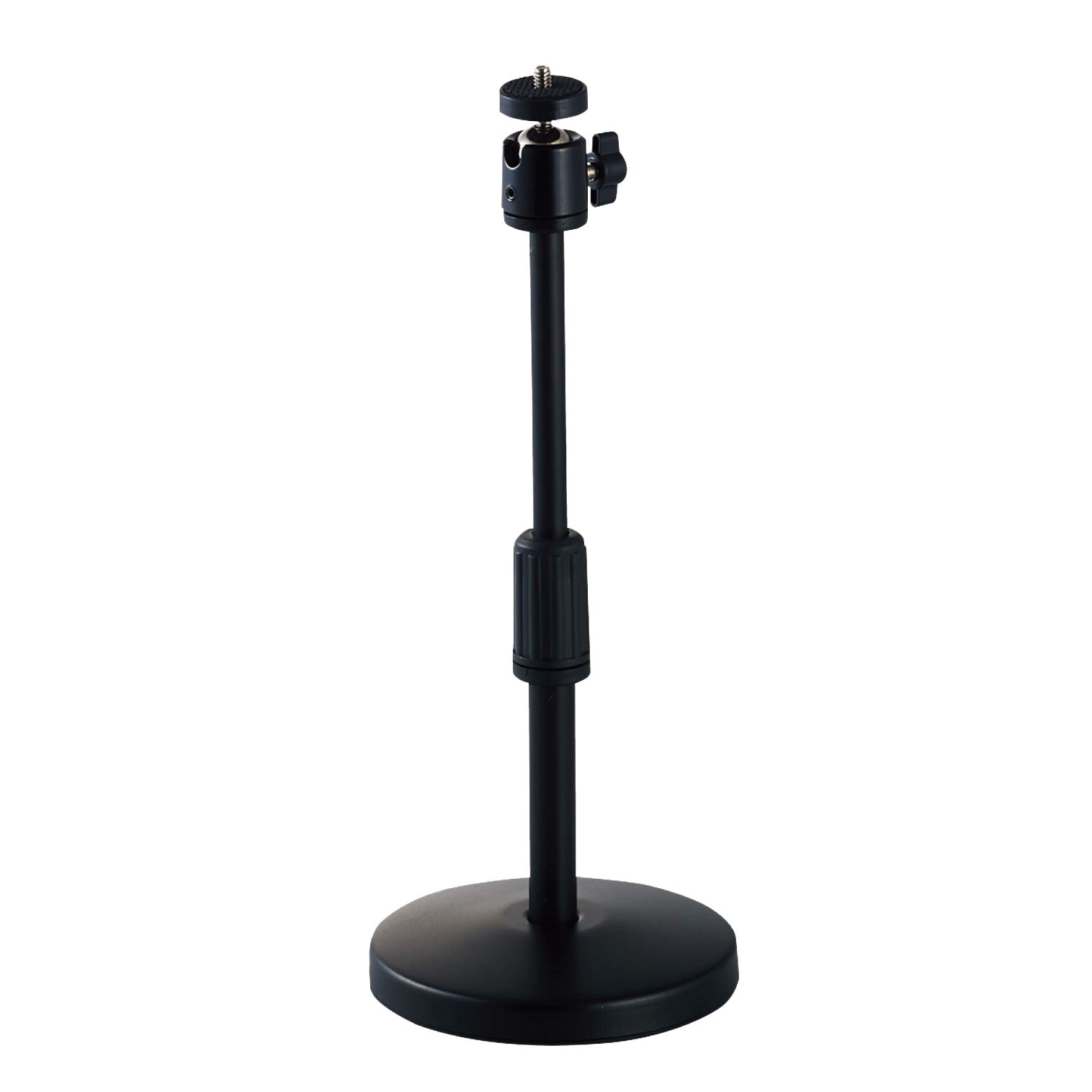 ELECOM Webcam Stand Easy Height & Angle Adjustable, Supports 1/4 Interface (6mm) Webcam (UCAM-DSARMBK)