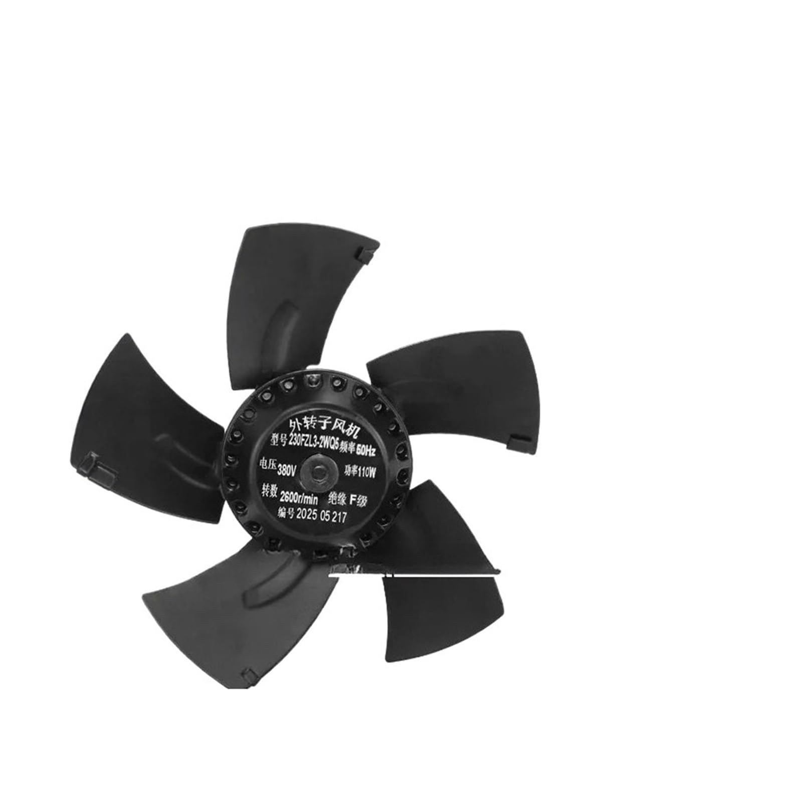 Ventilateur rotor externe 230FZL3-2WQ5 en cuivre pur anti-surchauffe 380V