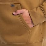 Wrangler Sweat-shirt à capuche zippée avec poche avant pour hommes PocketHooded Sweatshirt