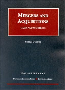 Paperback 2003 Supplement to Mergers and Acquisitions Book