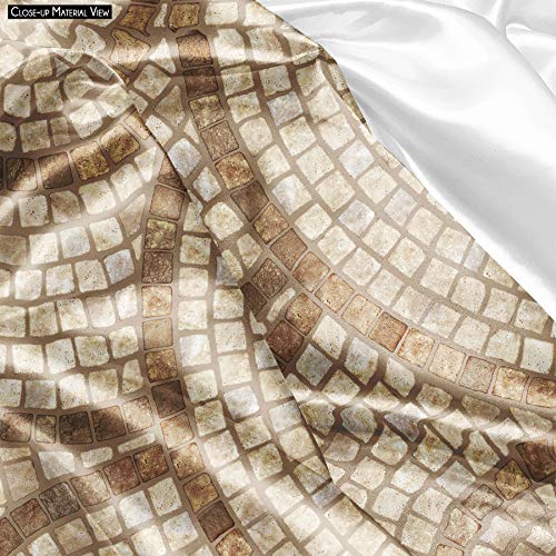 Image of ArtzFolio Brown Mosaic | Reusable Sack Bag | Bag for Gym, Storage, Vegetable & Travel