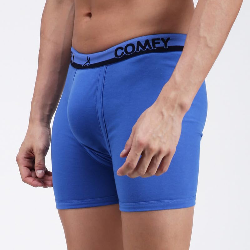 Image of Amul Comfy Men's Trunk Underwear | Soft Outer Elastic | Soft Waistband | Breathable Comfortable Innerwear | Pack of 10 | Color May Vary
