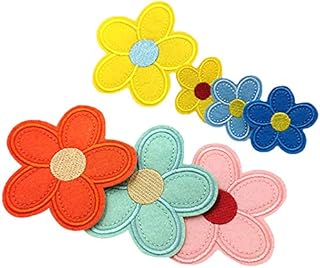 Millya Glitter Sequins Red Lip Embroidered Sew Iron on Patches DIY Paillette Badge Fabrics Appliques for Clothes,Hat,Shoes,Bag,Pack of 2