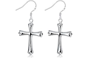 Cross Drop Dangle Earrings: A Spiritual Statement with a Touch of Elegance
