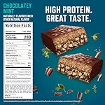 CLIF BUILDERS Protein Bars - Chocolatey Mint - 20g Plant Based Protein - Gluten Free - Non-GMO - Low Glycemic - No Artificial Sweeteners - 2.4 oz. (12 Pack) - Image 2