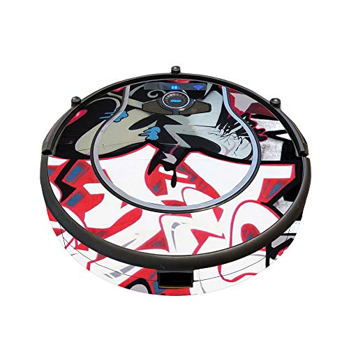 Image of MightySkins Skin Compatible with Shark Ion Robot 750 Vacuum Minimal Coverage - Graffiti Mash Up | Protective, Durable, and Unique Vinyl Decal wrap Cover | Easy to Apply, Remove | Made in The USA