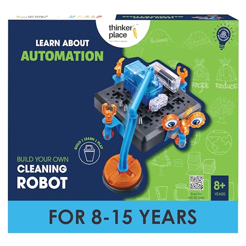 Image of Space Cleaning Robot DIY Kit | Build, Learn & Play | STEM Toy for Kids Age 8+ | Automation Learning Kit with AR Experience | Fun Educational Game