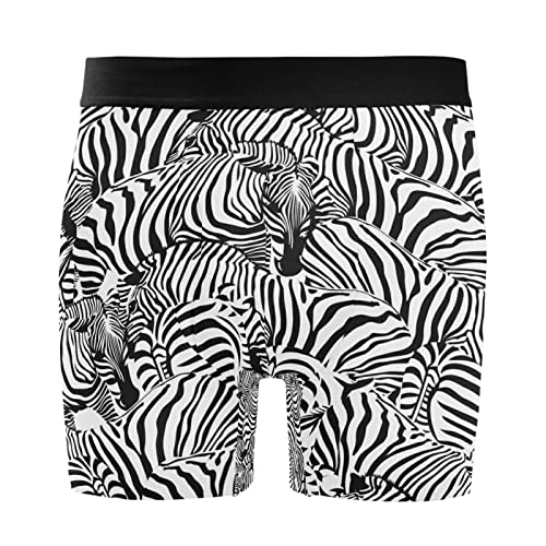Calzoncillos de cebra africana tacto ultrasuave bóxer elástico vnurnrn premium