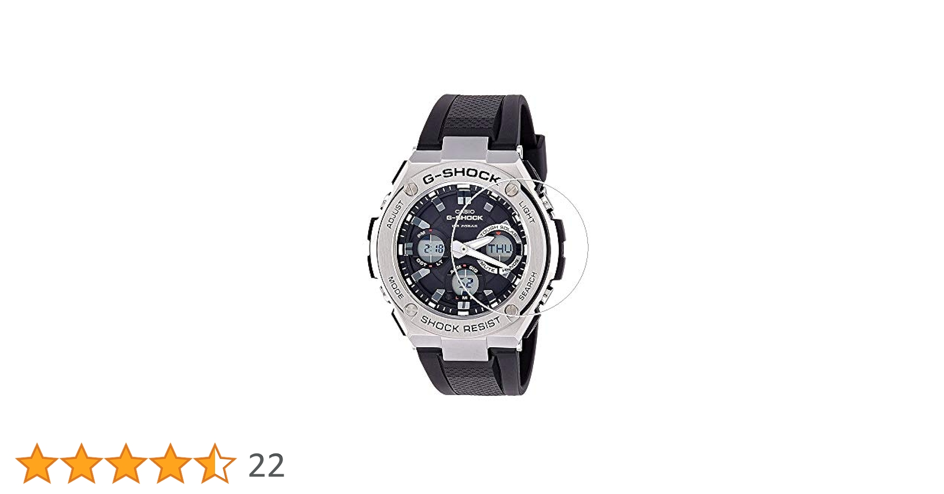 G-SHOCK 【GST-B100-1AJF】 強化ガラスH9保護フィルム付き Amazon.co.jp: 【10枚入】For GST-B400 GST-B500 GST-B600 対応