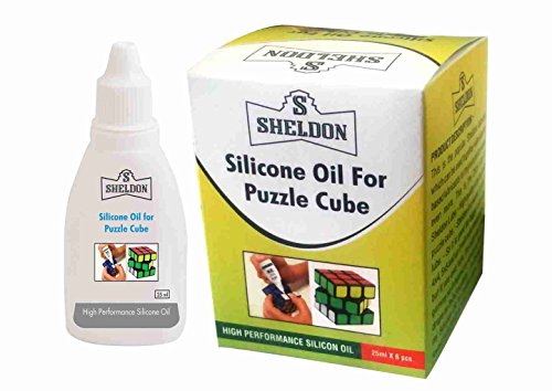 Image of Sheldon Silicone Oil for Puzzle Cube (25 ml) (Combo of 6) (6p)