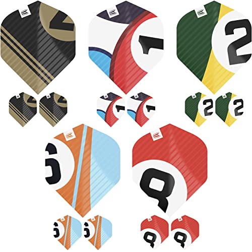 Multipack de Pro Ultra Target Darts ailettes Chicane pour vol stable