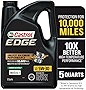 Castrol 03084C Edge 5W-30 Advanced Full Synthetic Motor Oil, 5 Quart