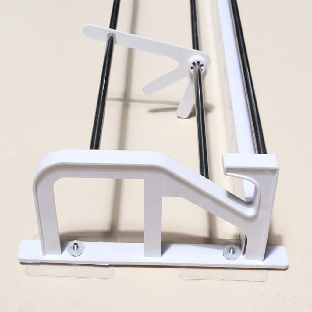 Modern Plastic Shoe Rack White Door Hanging Coat Rack Household Storage Rack Dustproof Detachable Multilayer