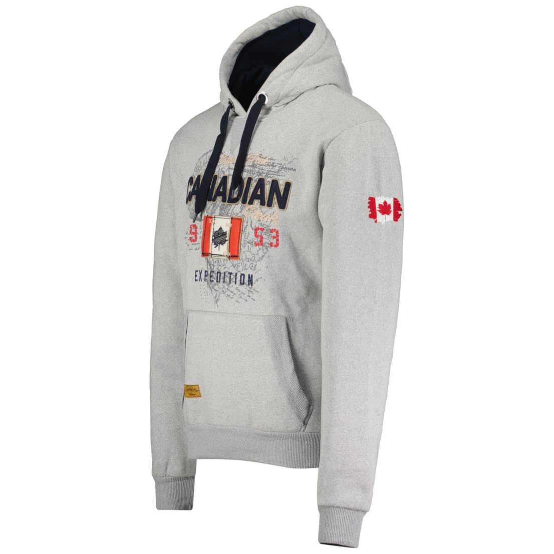 Canadian Peak Guitreak Men - Sweat Homme Capuche Poche Kangourou - Vêtement bluza z kapturem Chaud Manches Longues - Pull Hommes Printemps Ete Automne Hiver