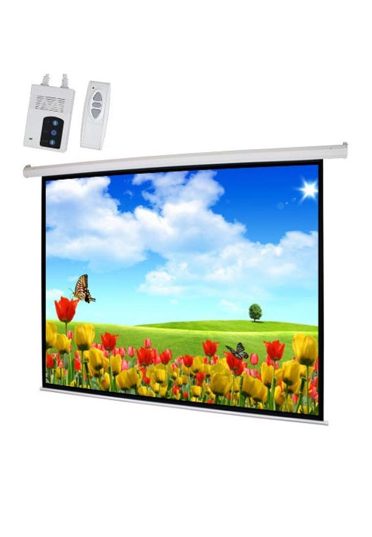 Buy IView Wall Ceiling Electric projector Screen 180 x 180 cms with Remote Control Online at