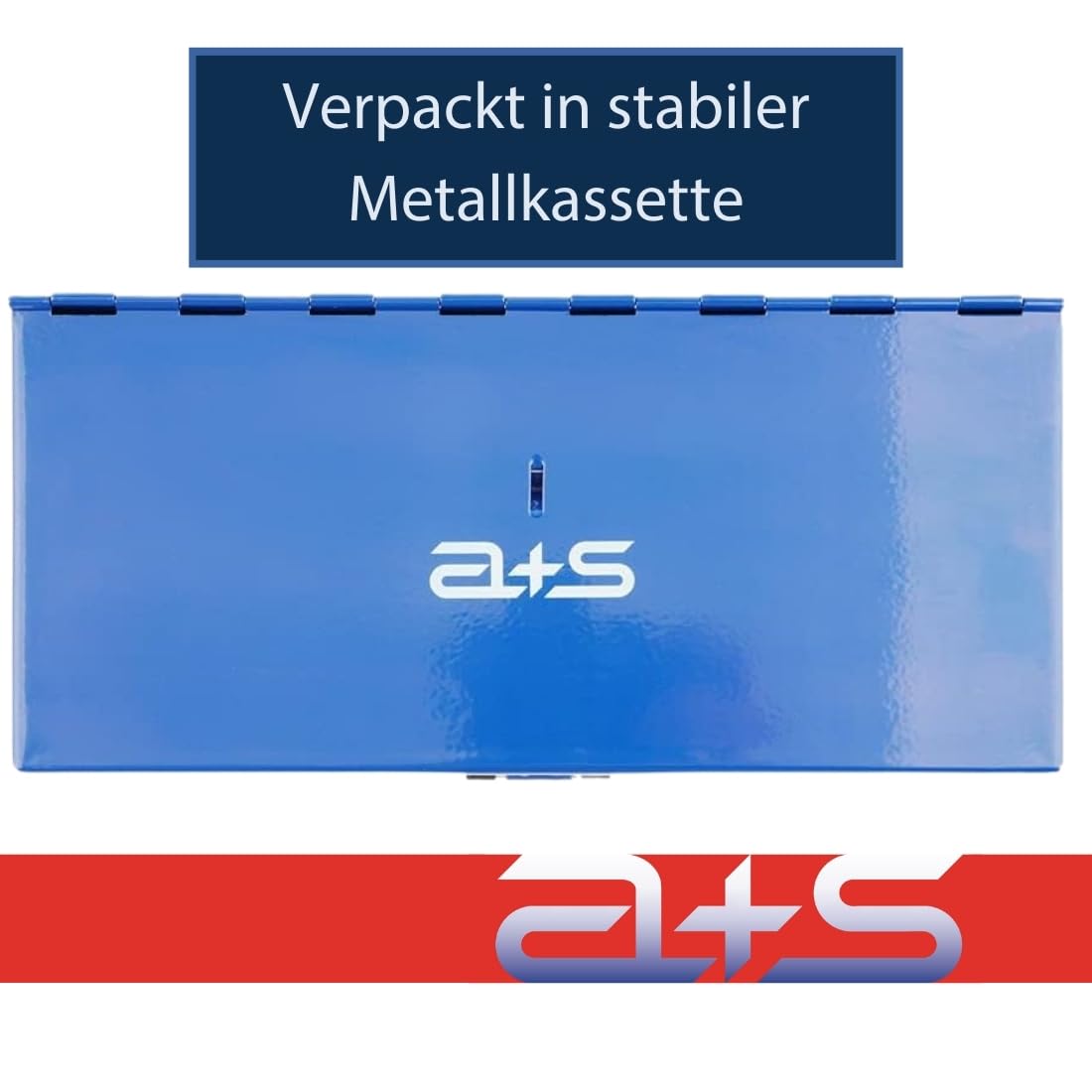 a+s Albrecht & Schulte 32 tlg. Gewindeschneid Satz metrisch M3-M12 | Handgewindebohrer + Gewindeschneider + Schneideisen + verstellbares Windeisen + Schneideisenhalter + Gewindeschablone