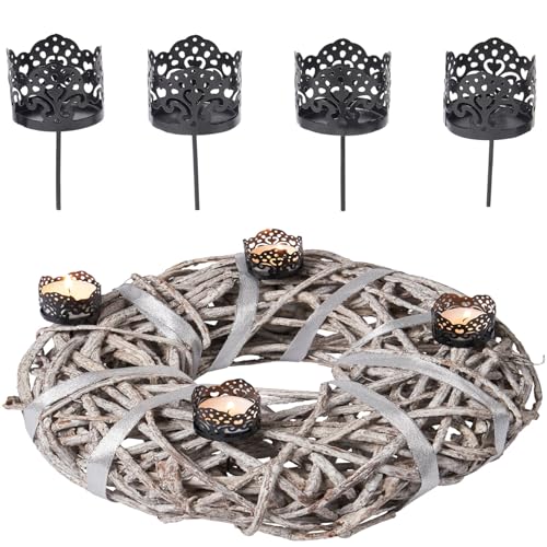 MARRAKESCH 4er Set Teelichthalter Teelichtstecker für den...