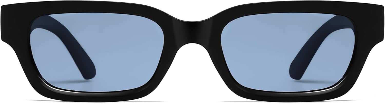 VANLINKER Polarized Trendy Small Skinny Square Cat Eye Sunglasses for Women Retro Vintage Shades VL9846 - Image 2