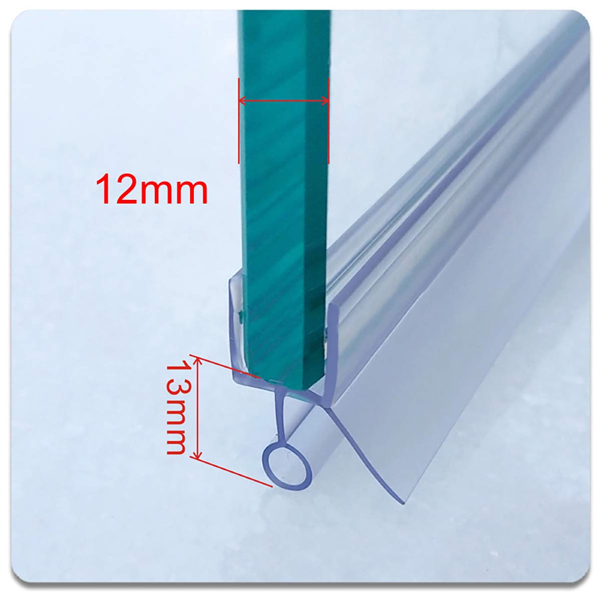 Buy Queenbox Shower Screen Seal Rubber Transparent Replacement Bathroom