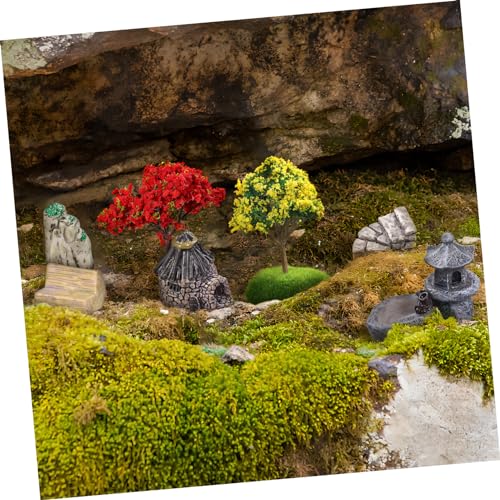 Figurines miniatures arbres de jardin pour micro paysage POPETPOP - 4