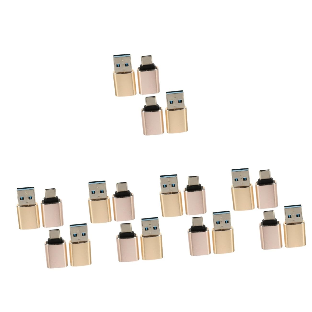 Uonlytech 20piezas Adaptador USB USB c OTG Conector Tipo-c para Laptop Tablet y Dispositivos Móviles De Diseño Duradero y Portátil Compatible u Discos y Periféricos