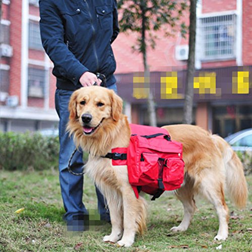 Mlec tech Mochila de Perro para Exterior Viajes Camping Senderismo Bolsa para Sillín de Bicicleta para Perros Medianos y Grandes