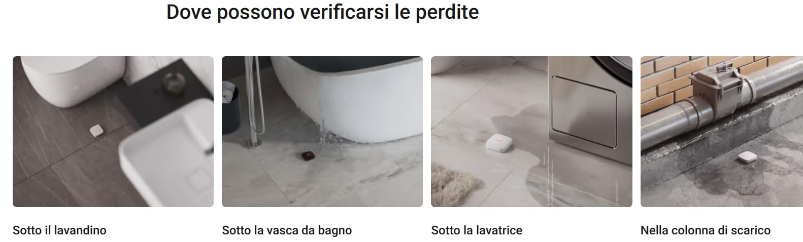 Leaks Protect - Sensore anti allagamento - Leaksprotect - IP65 - Jeweller - 38255.08.WH1