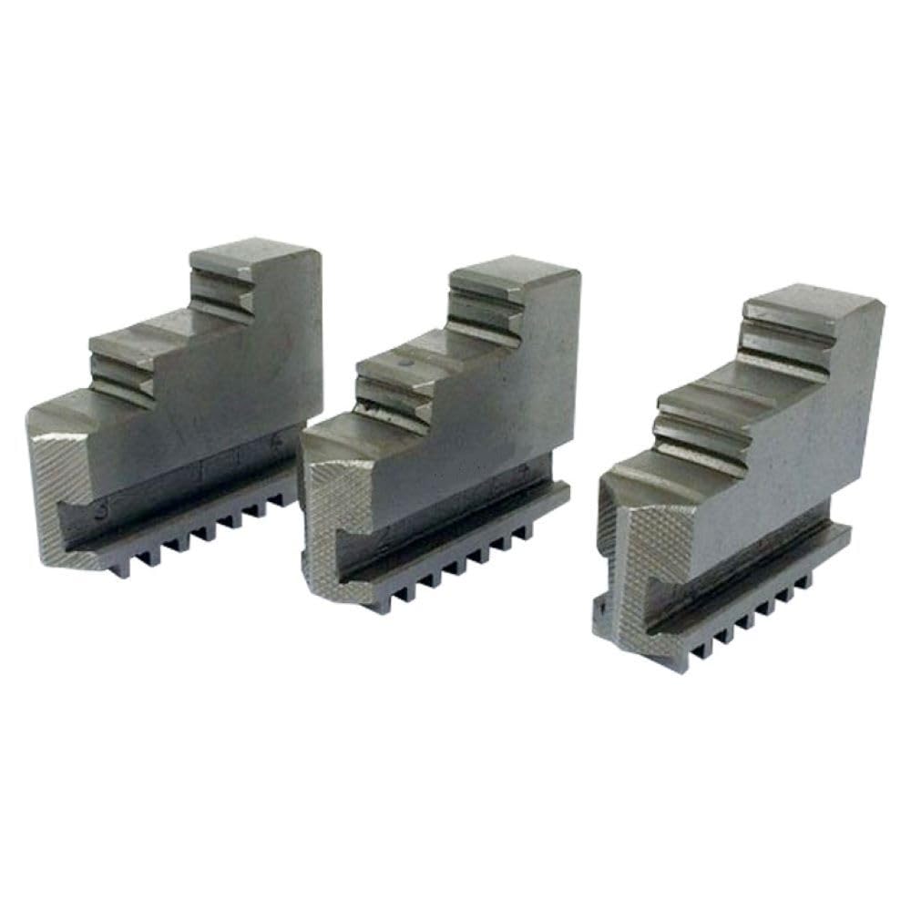HHIP 3900-4736 3 Piece Steel External Hard Jaw Set for 6