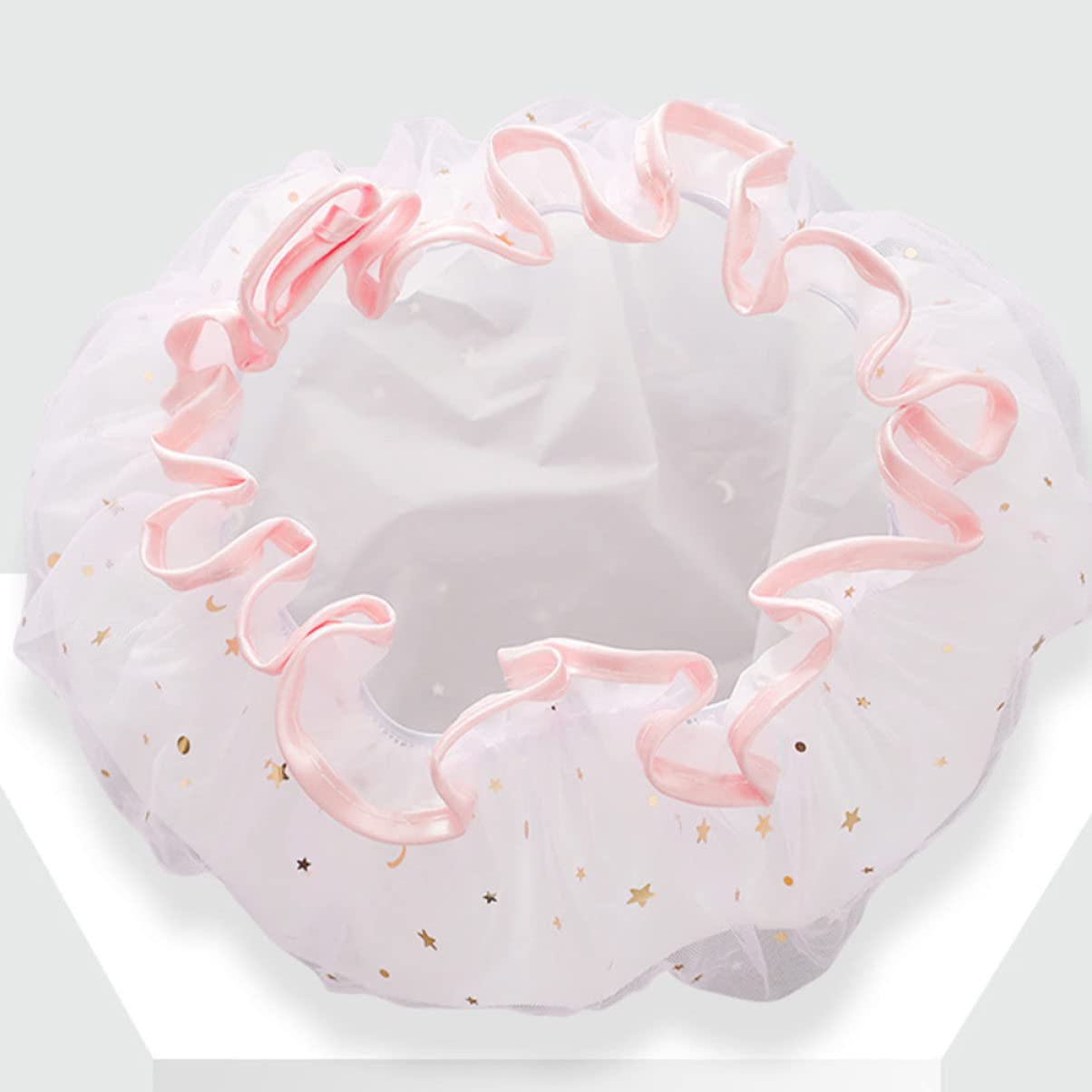 Healvian 12piezas Gorro De Ducha Para Adultos De Pastel Para Spa y Uso Doméstico Diseño Elegante y Divertido Para Cuidado Del Cabello