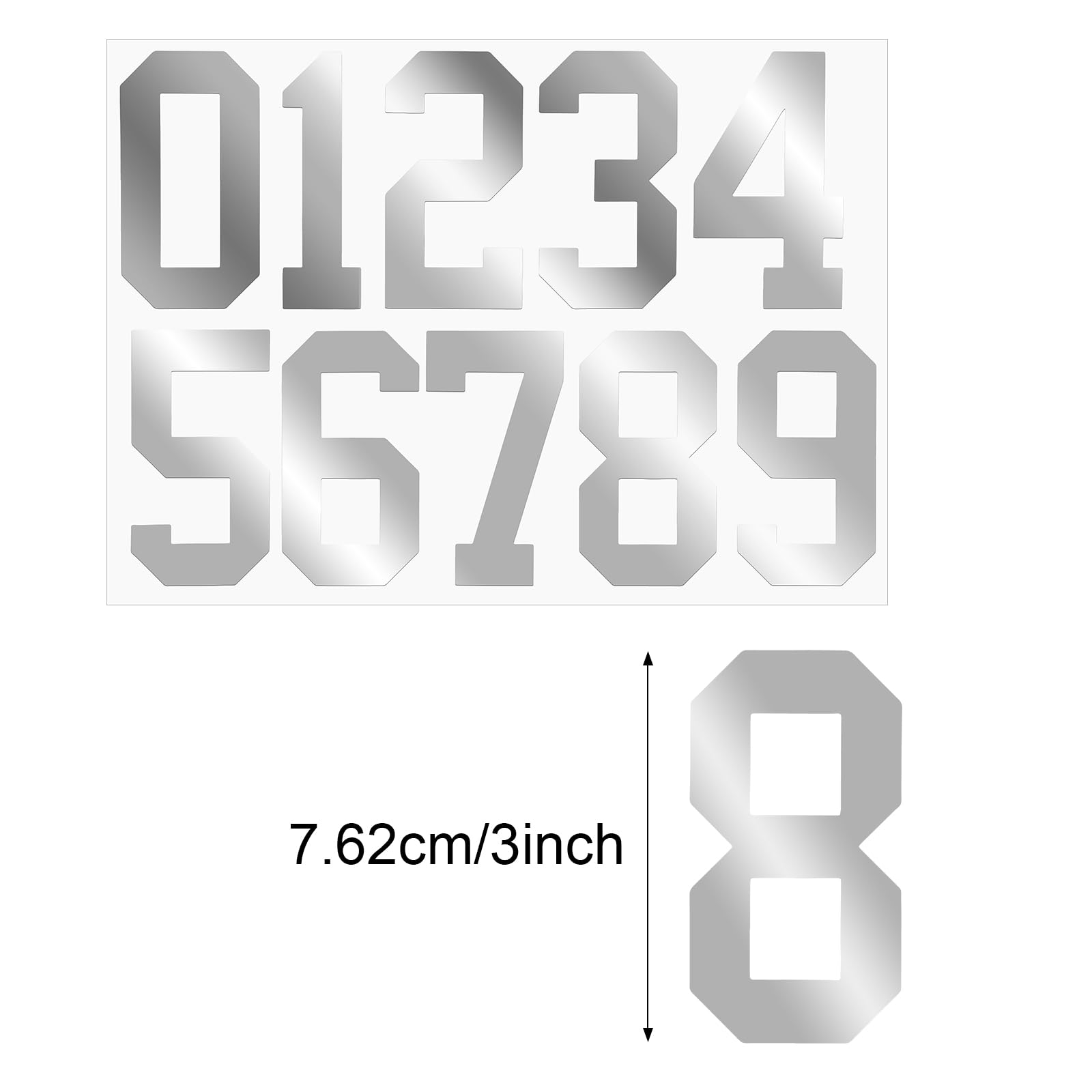 Snapklik.com : TaoBary 8 Sheets Mailbox Numbers Stickers Waterproof ...