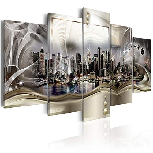 Decomonkey Quadro Stampa su Tela moderno New York