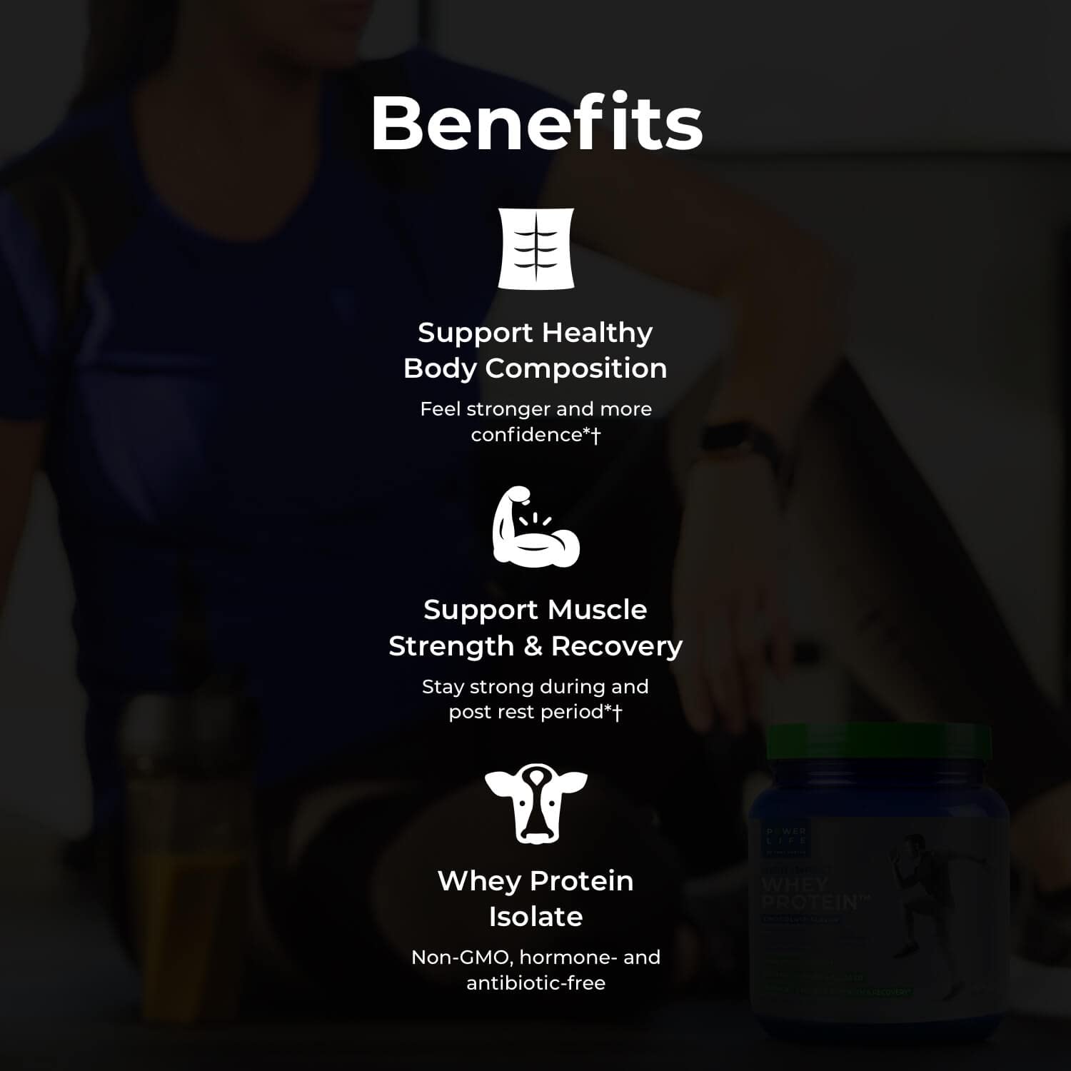 Buy Tony Horton PowerLife High Impact Grass Fed Whey Protein with 3000