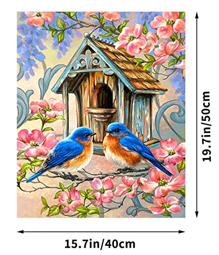 ANBOSE Malen nach Zahlen für Erwachsene, DIY Acrylmalerei-Kit für Kinder und Anfänger mit Pinsel und Acrylpigment auf 16… – Bild 5