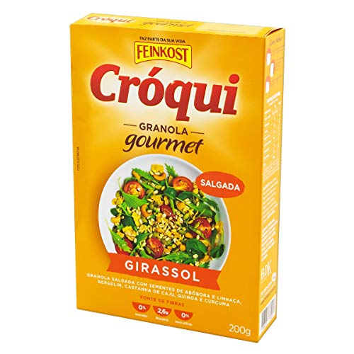 Granola Salgada Girassol Feinkost Cróqui Gourmet Caixa 200g