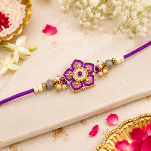 Image of The Purple Tree Rakhi for Brother - Rakshabandhan Gift for Bhai