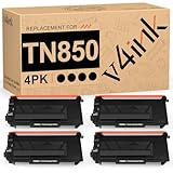 v4ink Le toner TN850 est un article spécial breveté conçu pour les imprimantes Brother, selon la norme de fabrication OEM, avec un toner noir amélioré, ne blesse jamais et fonctionnera parfaitement avec votre imprimante.