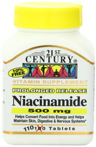 21st Century Health Care, Niacinamide, 500 mg, 110 Tablets by 21st Century Health Care