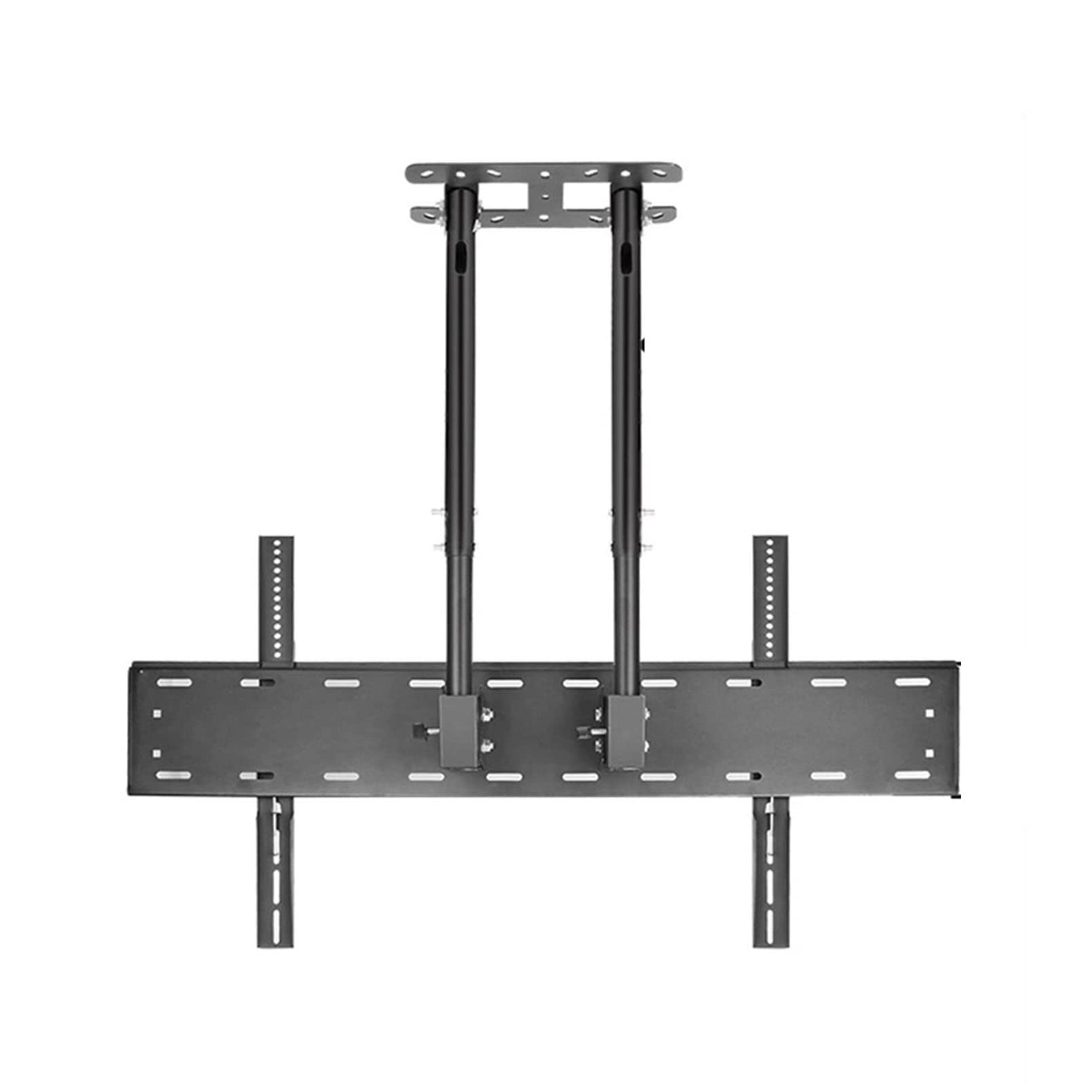 HPTHLY Fits 60-100 Inch Tv Stand Bracket - Ceiling Tv Mount Bracket Adjustable Tilt Tv Ceiling Mount With Loading 100Kg/220 Lbs,Black