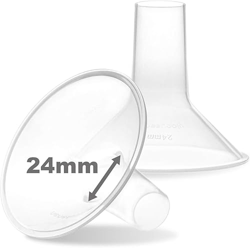 Miniatura 26 de Nenesupply Bridas ovaladas de 0.827 in compatibles con piezas de bomba Medela de repuesto de 0.827 in para extractores de leche Medela. Trabaja con