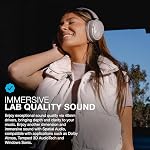 JLab JBuds Lux ANC, Over Ear Headphones, Active Noise Cancelling, Bluetooth, Mauve