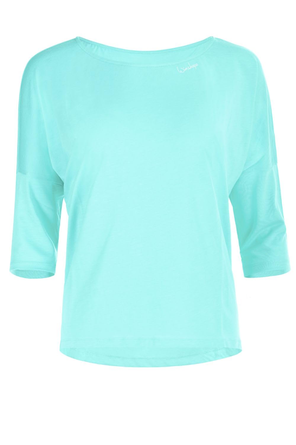 WINSHAPE MCS004 Ultra Light Soft Modal 3/4 Sleeve Shirt, All-Fit Style, Fitness, Dance, Leisure, Yoga, Pilates Mint