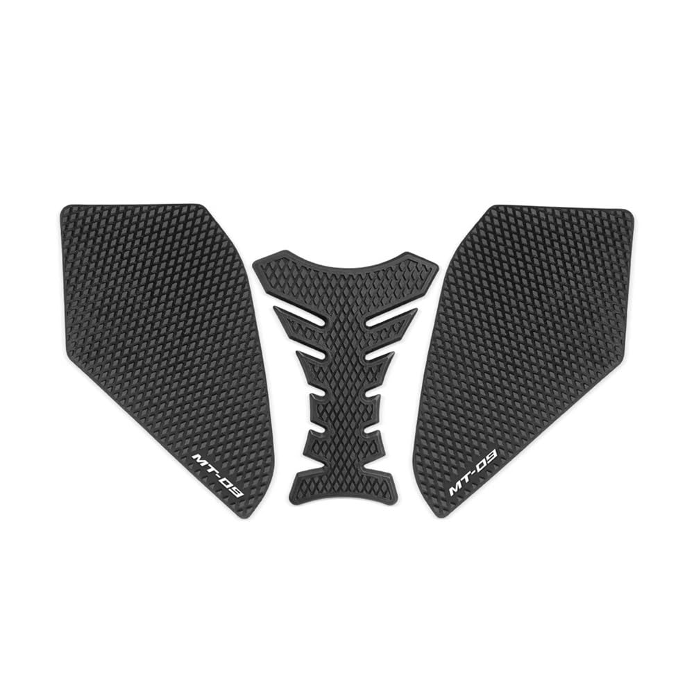 for MT09 MT-09 Mt09 2024 Motorcycle Fuel Tank Pad Protector Sticker Decal Fuel Tank Knee Pad Fuel Tank Sticker Accessories Traction Fuel Decal Tank